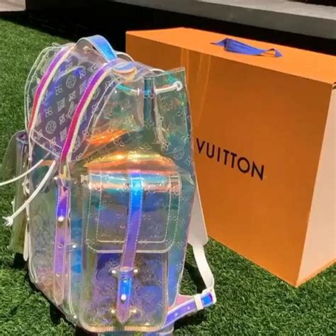 louis vuitton ladies backpack|louis vuitton clear backpack.